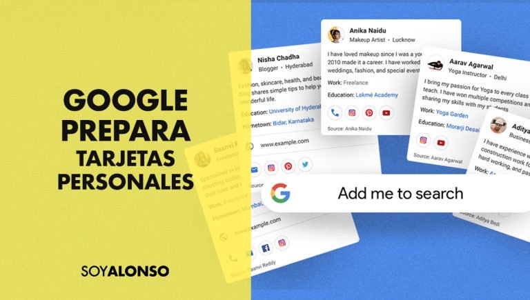 Google crea las tarjetas personales virtuales para los emprendedores, aut&oacute;nomos y artistas
